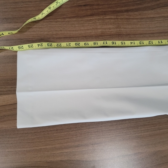 SPANX Silver Lining Polished Kick Flare Pants Classic White Size M - Picture 5 of 10